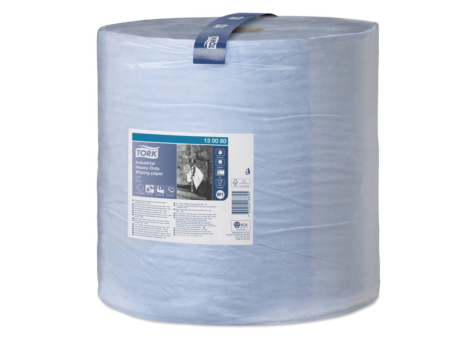 Czyściwo x1 Tork 130080 QD Blue Premium 3W 255mb